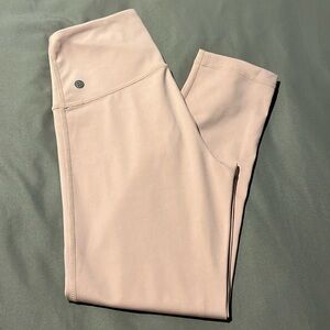 Zella Cropped Pink Leggings, Size XS